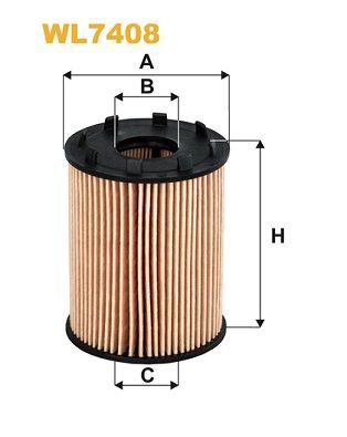 Оливний фільтр WIX FILTERS WL7408