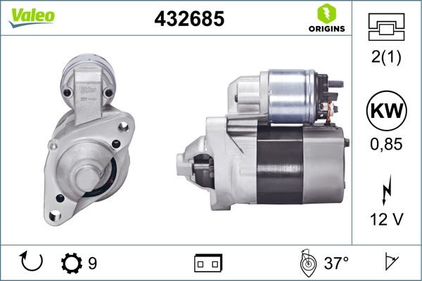 Стартер VALEO 432685 - zapix
