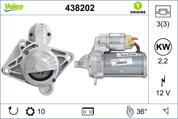 Стартер VALEO 438202 - zapix