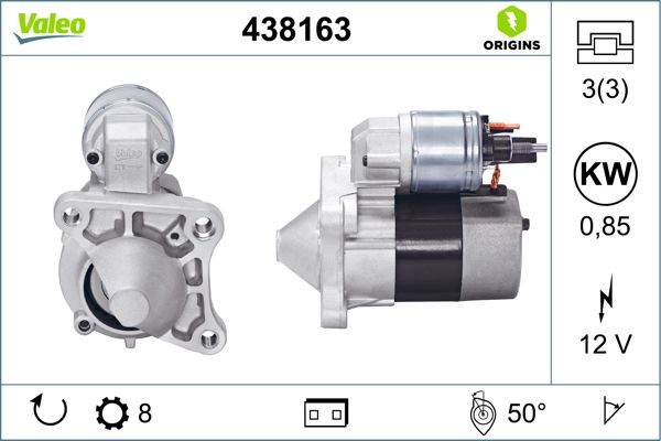 Стартер VALEO 438163 - zapix