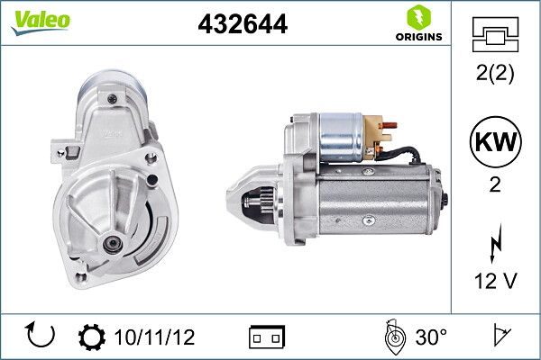 Стартер VALEO 432644 - zapix