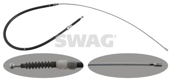 Трос ручного гальма SWAG 30948306 - zapix