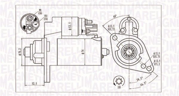 Стартер MAGNETI MARELLI 063721293010