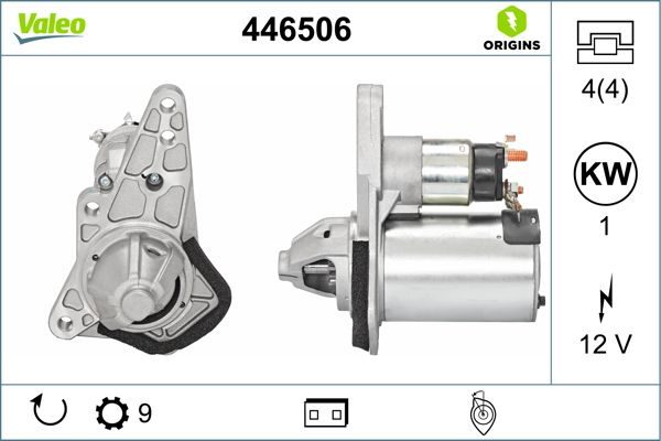 Стартер VALEO 446506 - zapix