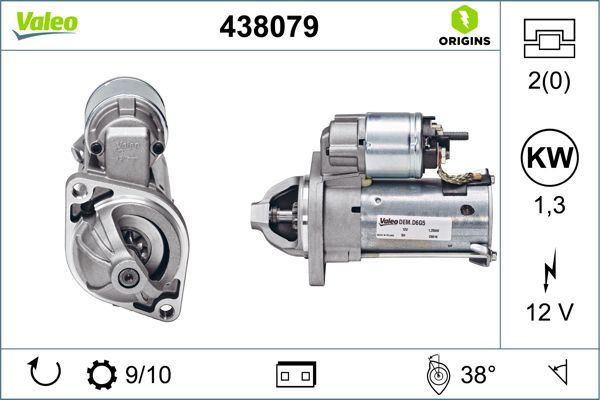 Стартер VALEO 438079 - zapix