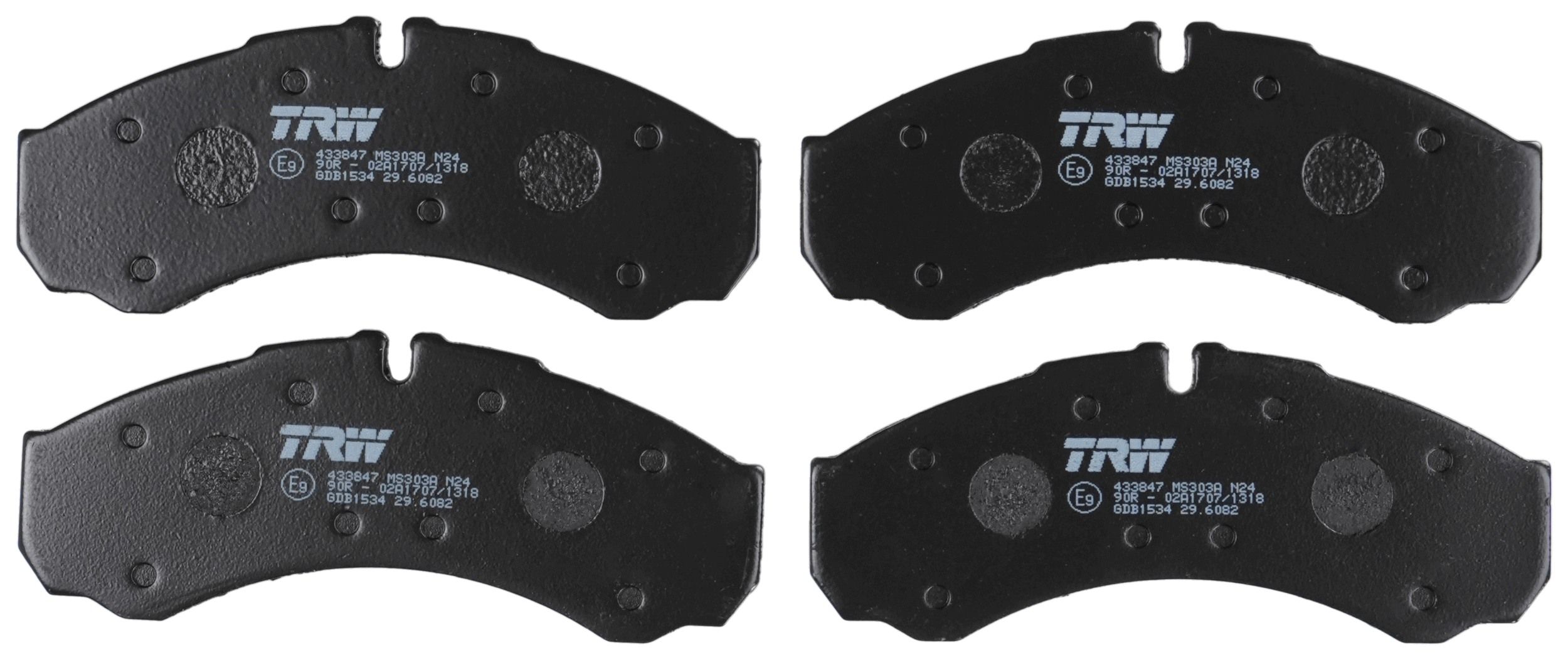 Гальмівні колодки дискові TRW GDB1534 - zapix
