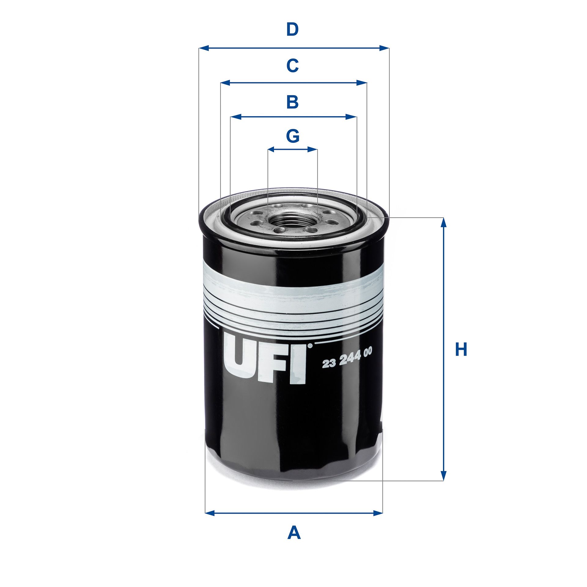Оливний фільтр UFI 2324400 - zapix
