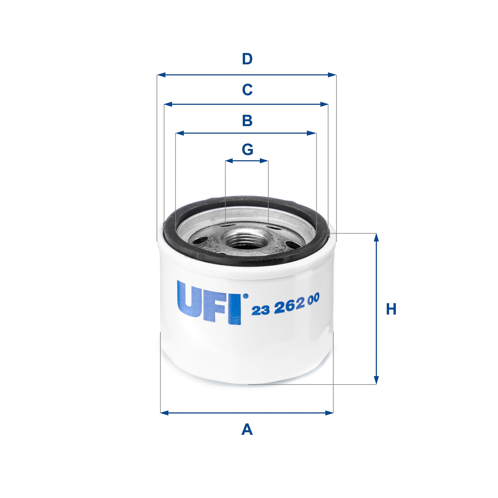 Оливний фільтр UFI 2326200 - zapix