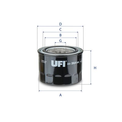 Оливний фільтр UFI 2326400 - zapix
