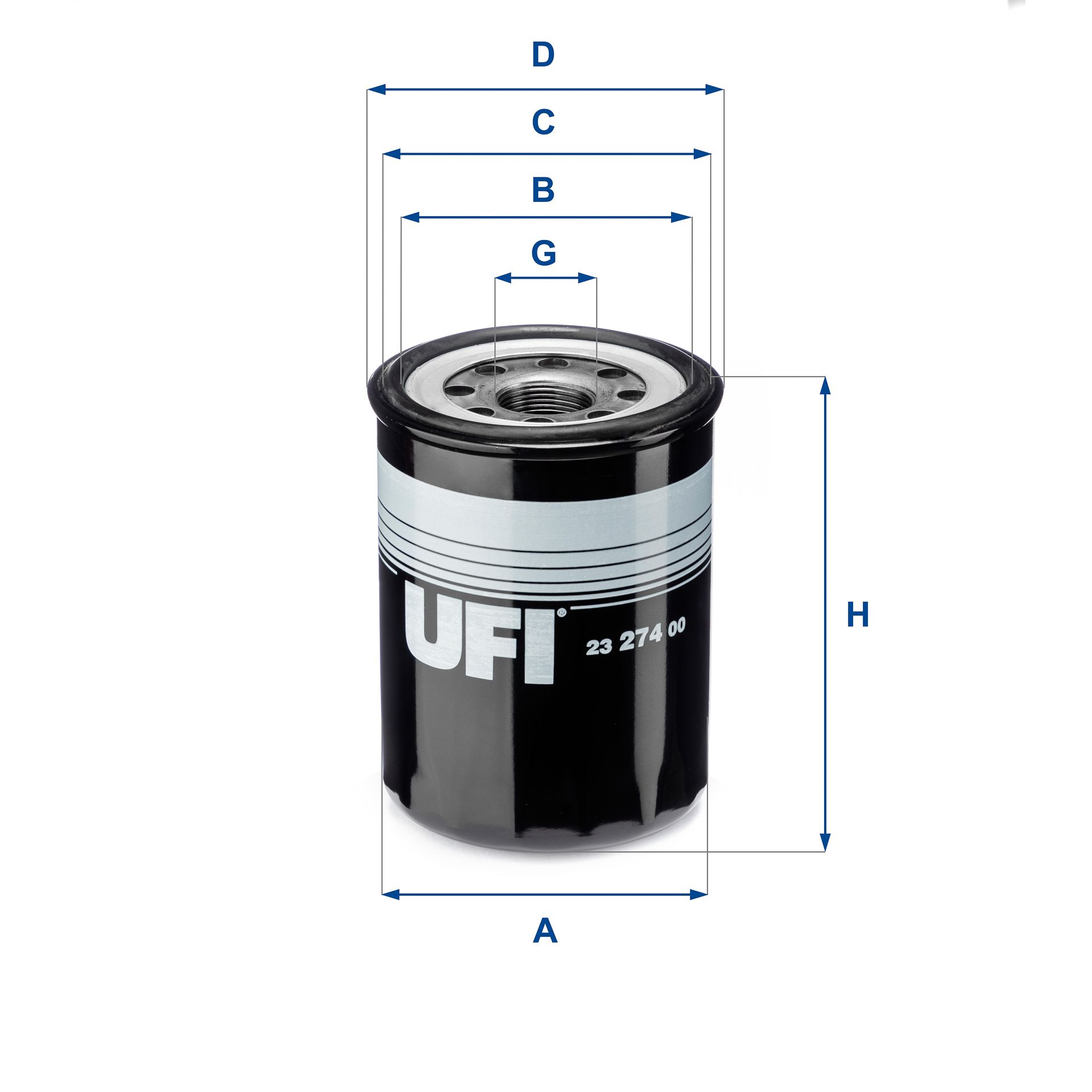 Оливний фільтр UFI 2327400 - zapix