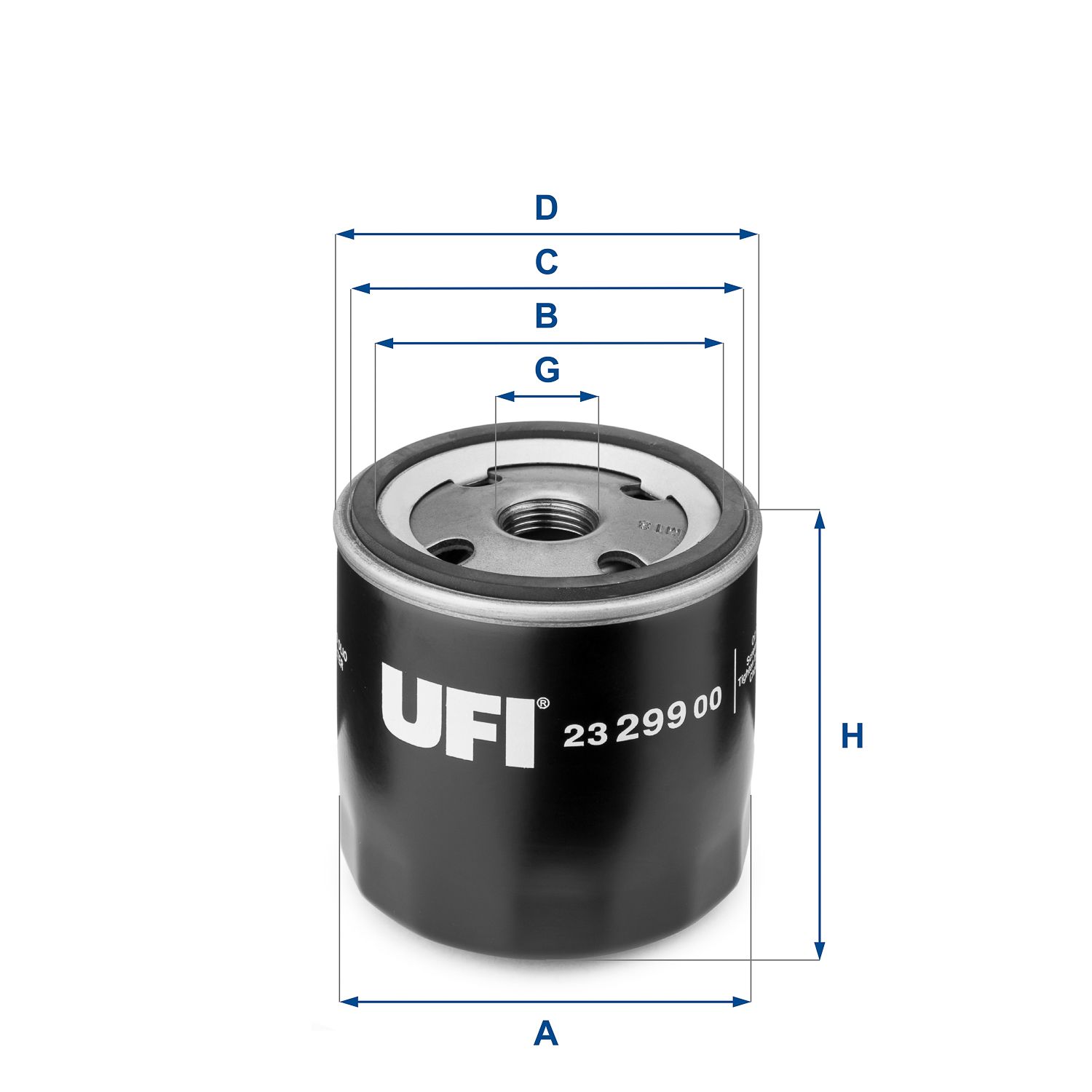 Оливний фільтр UFI 2329900 - zapix