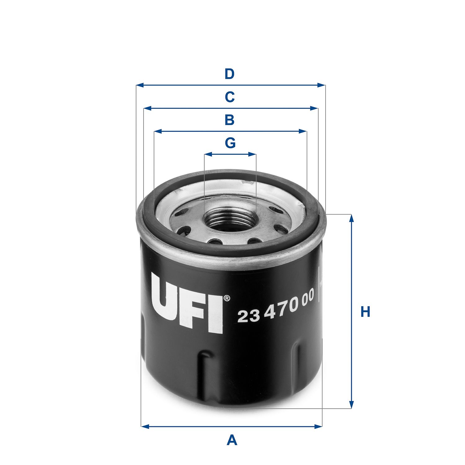 Оливний фільтр UFI 2347000 - zapix