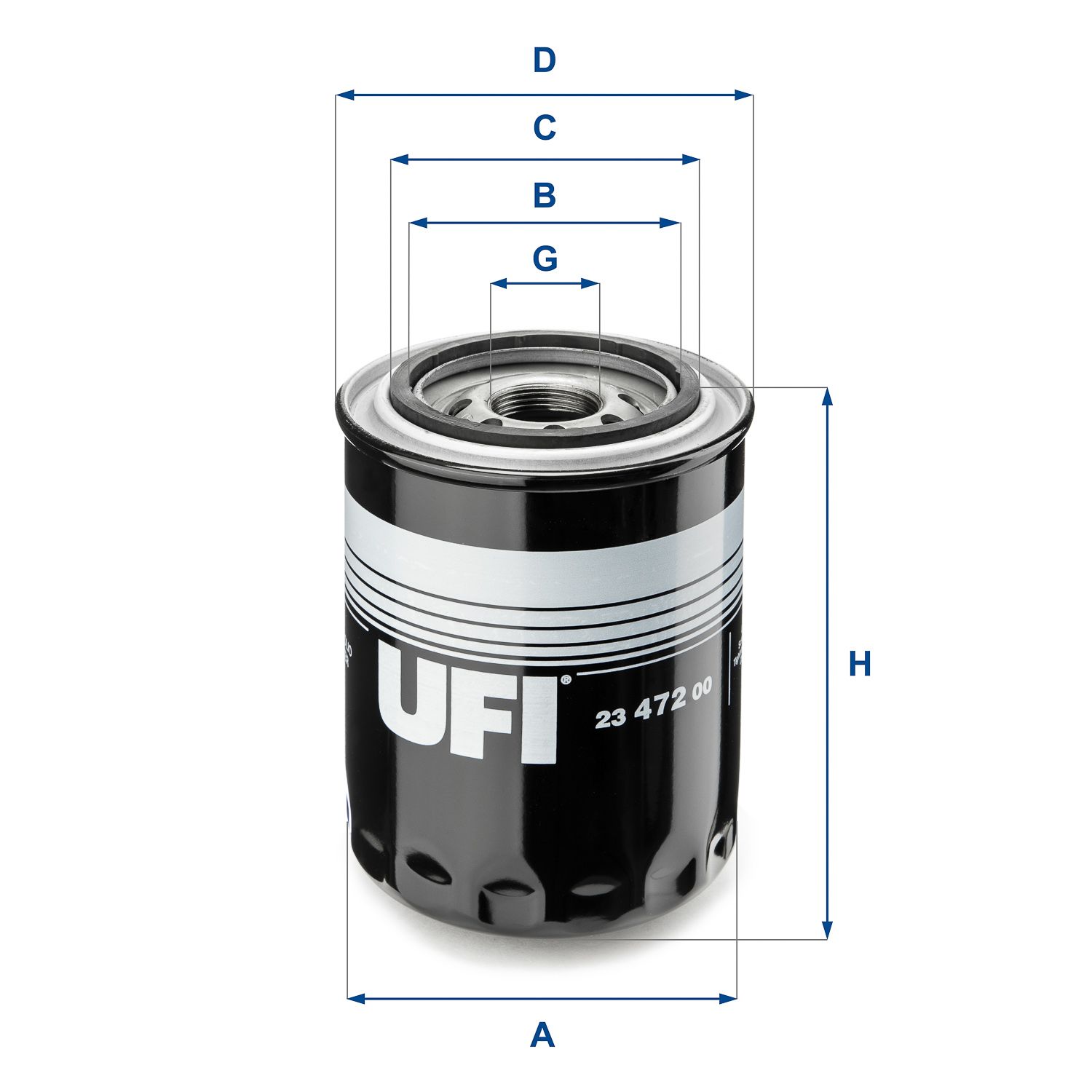Оливний фільтр UFI 2347200 - zapix