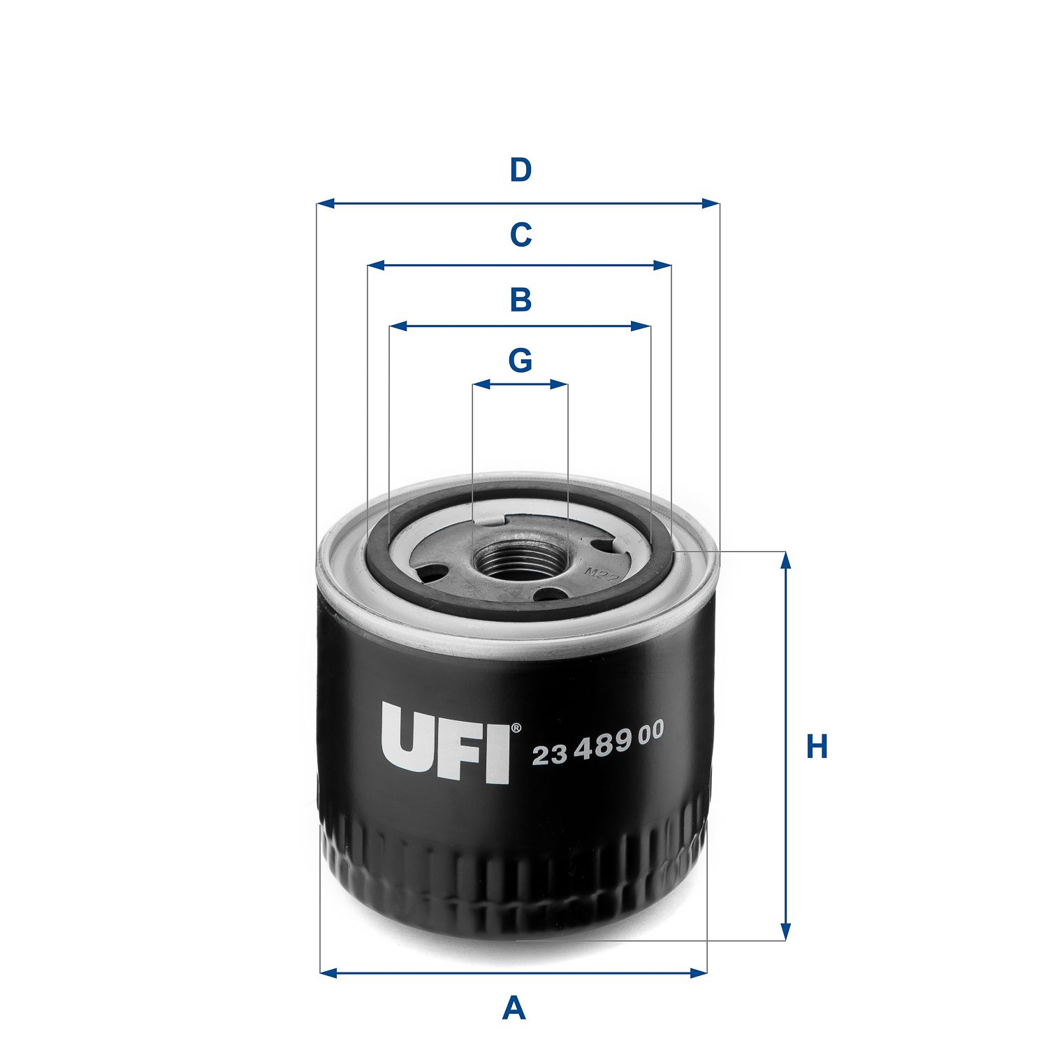 Оливний фільтр UFI 2348900 - zapix
