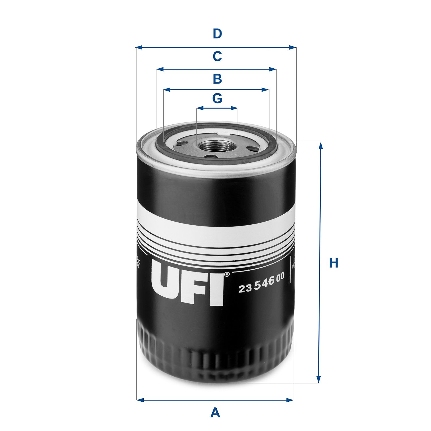 Оливний фільтр UFI 2354600 - zapix