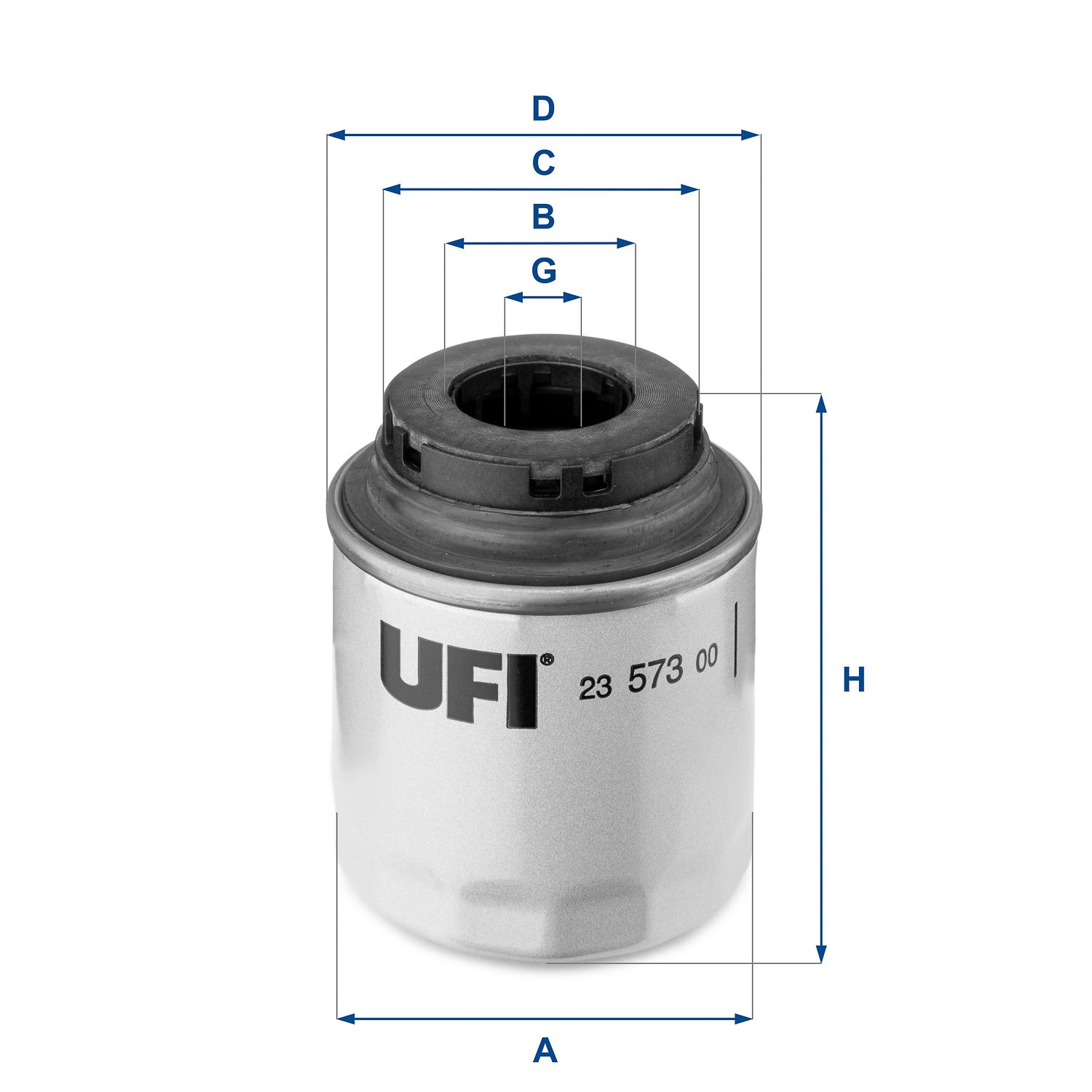 Оливний фільтр UFI 2357300 - zapix
