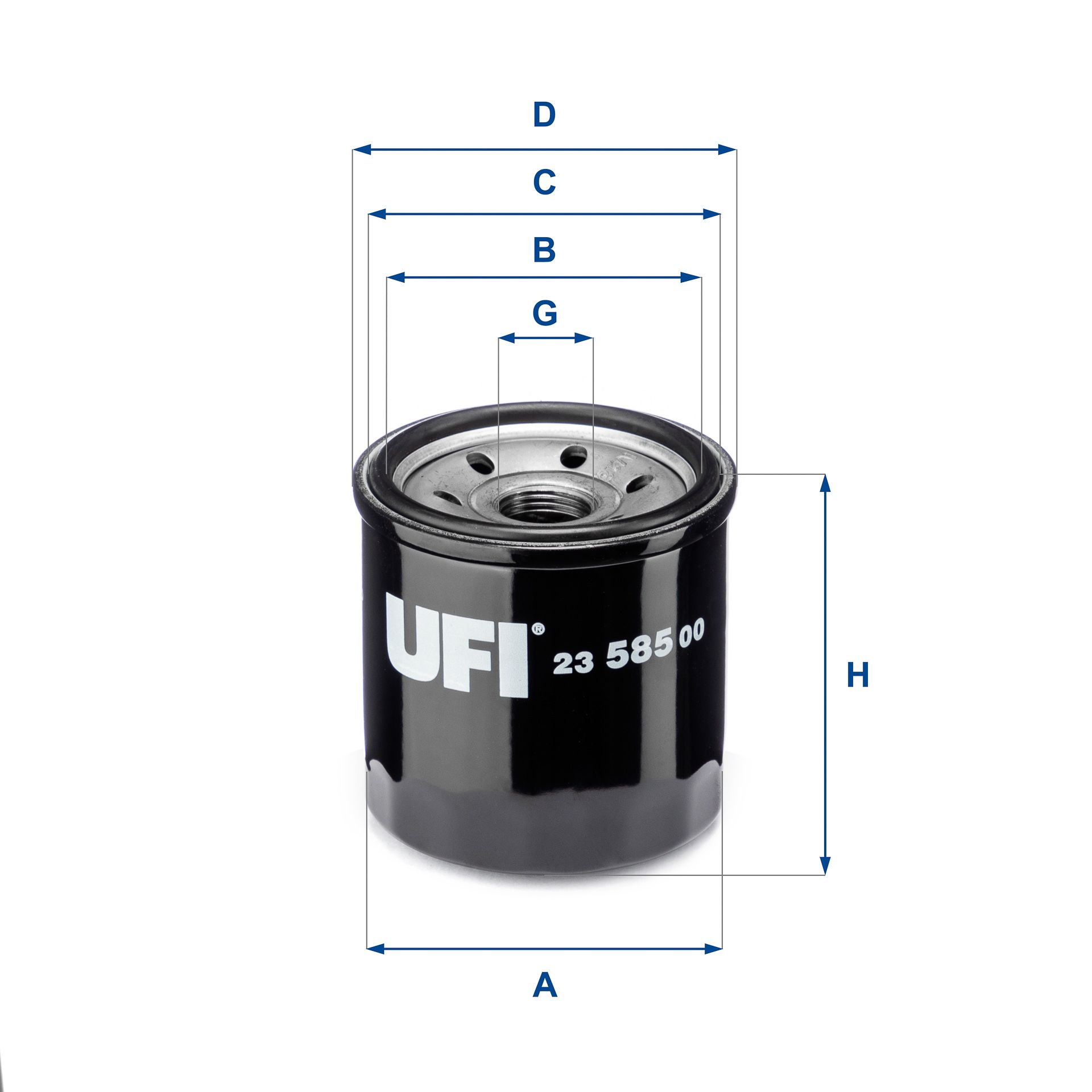 Оливний фільтр UFI 2358500 - zapix