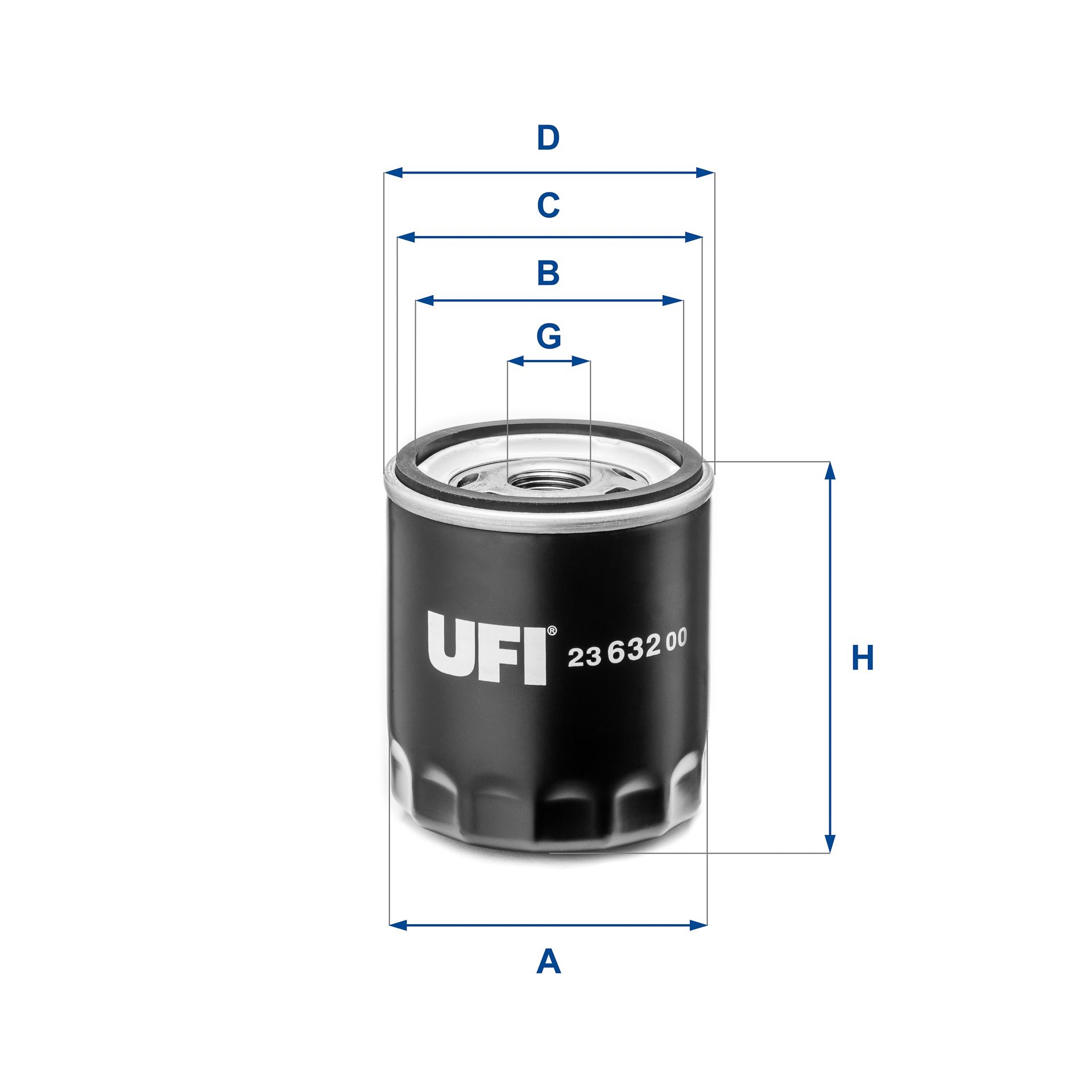 Оливний фільтр UFI 2363200 - zapix