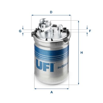 Паливний фільтр UFI 2400400 - zapix