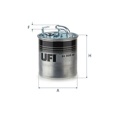 Паливний фільтр UFI 2400600 - zapix