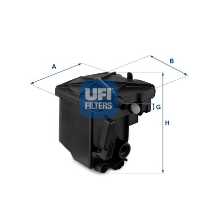 Паливний фільтр UFI 2402700 - zapix
