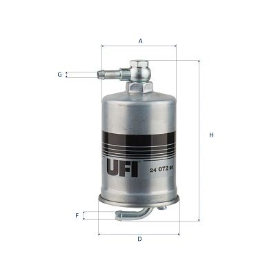 Паливний фільтр UFI 2407200 - zapix