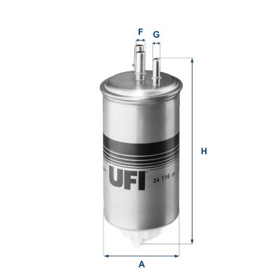 Паливний фільтр UFI 2411600 - zapix