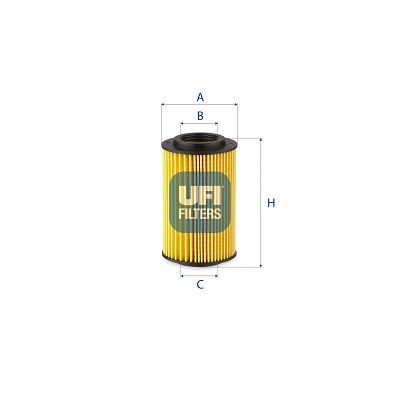 Оливний фільтр UFI 2505400 - zapix