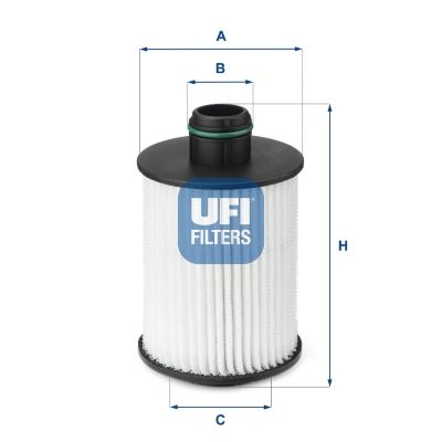 Оливний фільтр UFI 2509300 - zapix