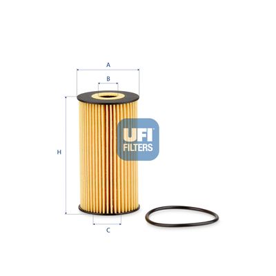 Оливний фільтр UFI 2517000 - zapix