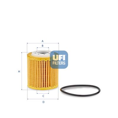 Оливний фільтр UFI 2521600 - zapix