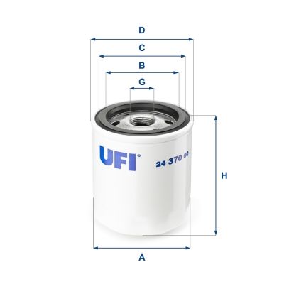 Паливний фільтр UFI 2437000 - zapix