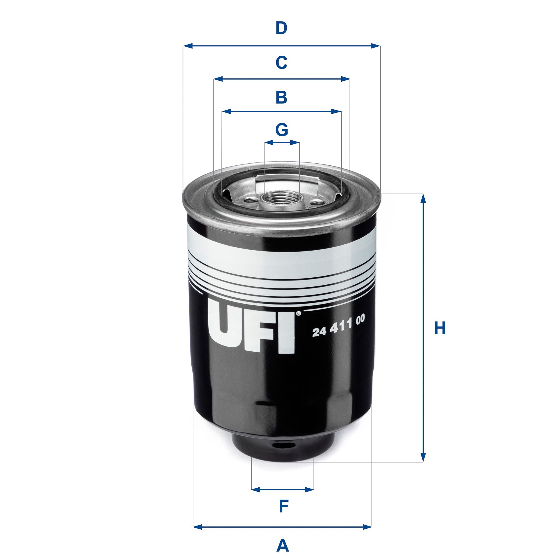 Паливний фільтр UFI 2441100 - zapix