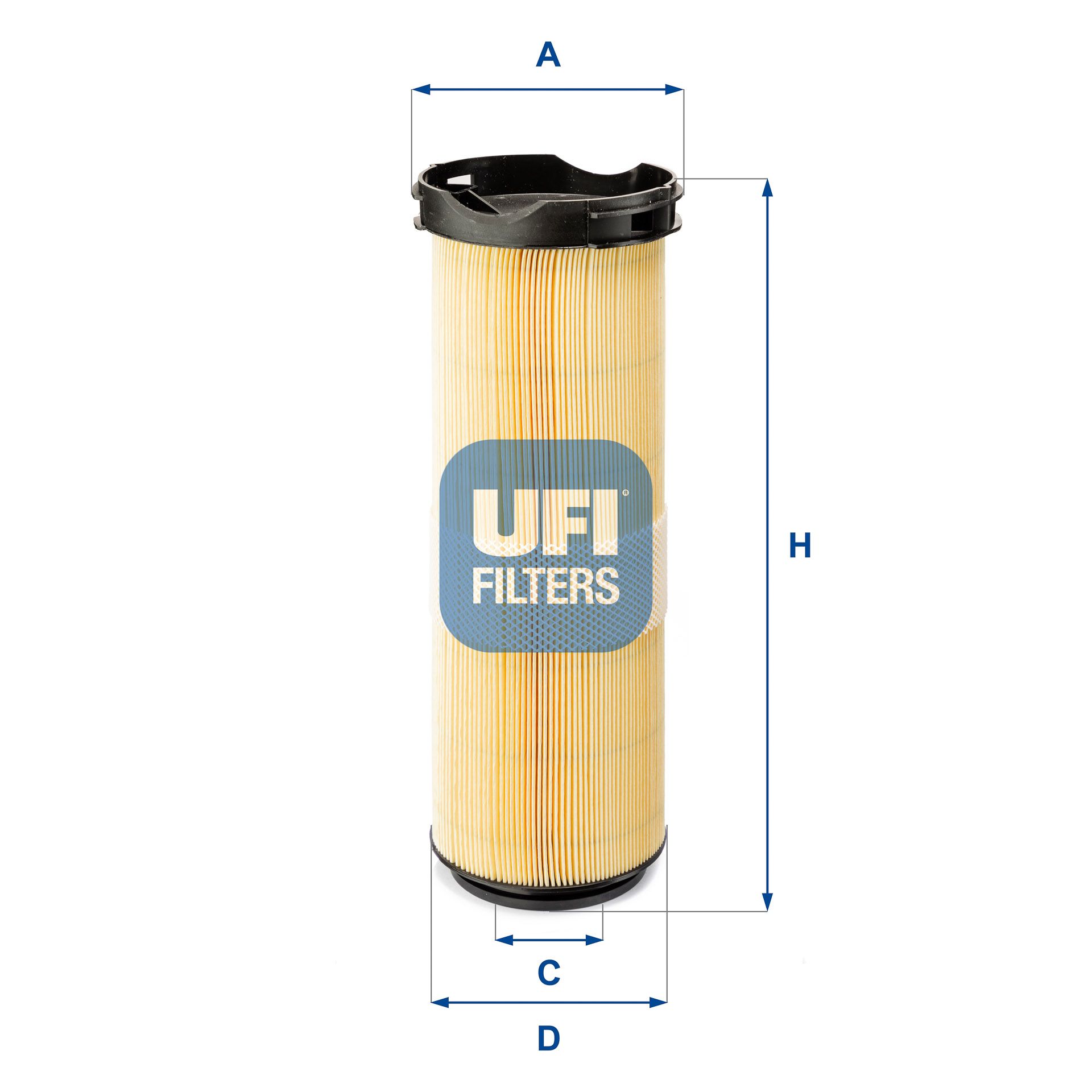 Повітряний фільтр UFI 27A5100 - zapix