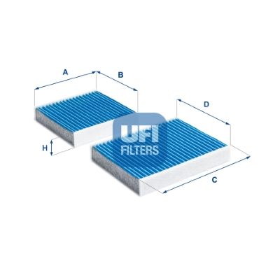 Фільтр салону UFI 3416400 - zapix