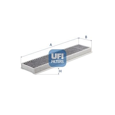 Фільтр салону UFI 5413700 - zapix