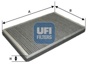 Фільтр салону UFI 5417400 - zapix