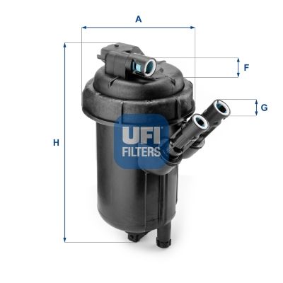 Паливний фільтр UFI 5511400 - zapix