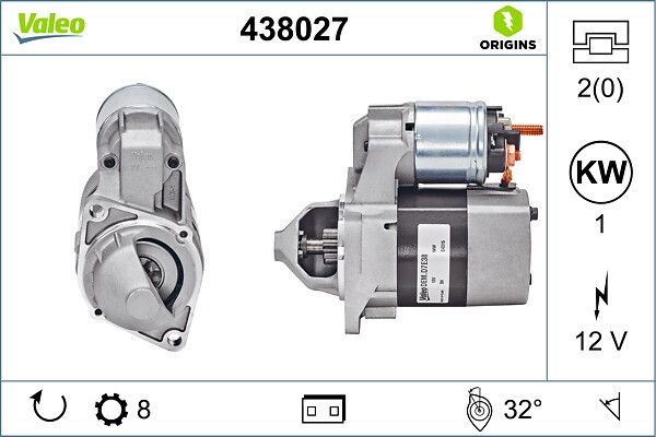Стартер VALEO 438027 - zapix