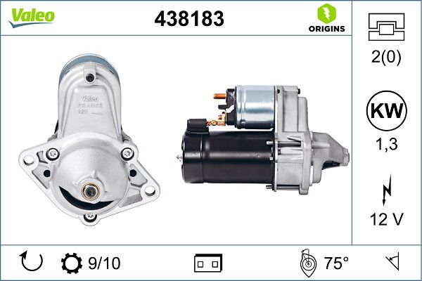 Стартер VALEO 438183 - zapix