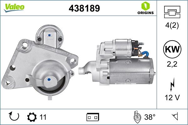 Стартер VALEO 438189 - zapix