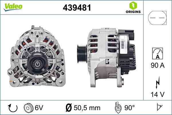 Генератор VALEO 439481 - zapix