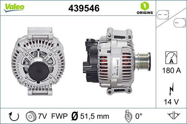 Генератор VALEO 439546 - zapix