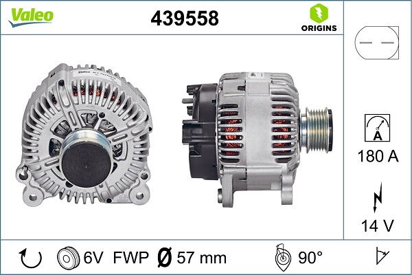 Генератор VALEO 439558 - zapix