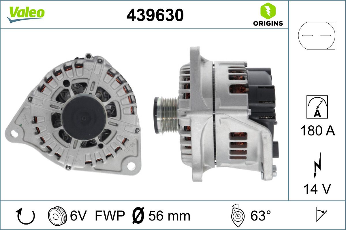 Генератор VALEO 439630 - zapix
