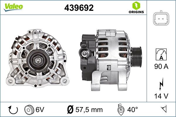 Генератор VALEO 439692 - zapix