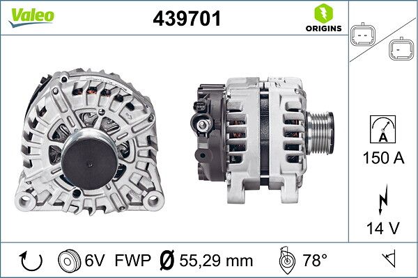 Генератор VALEO 439701 - zapix