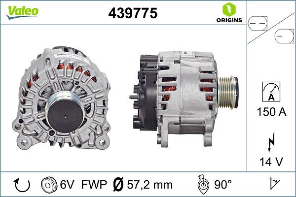 Генератор VALEO 439775 - zapix
