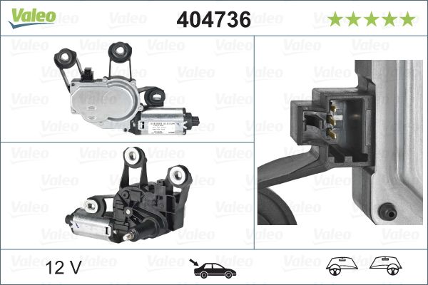 Двигун склоочисника VALEO 404736 - zapix
