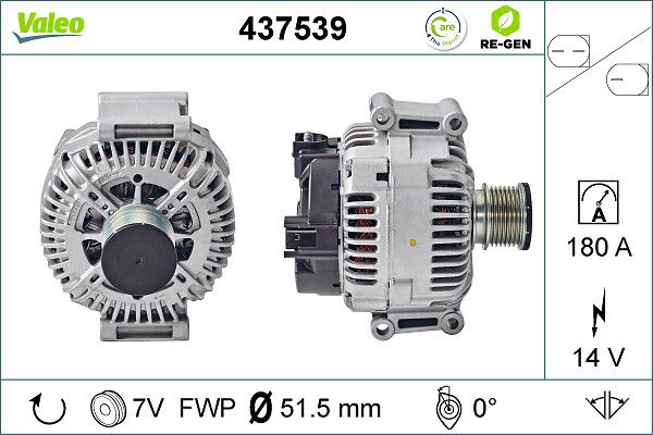 Генератор VALEO 437539 - zapix